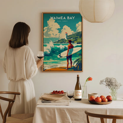 ワイメア湾、オアフ島、ハワイ