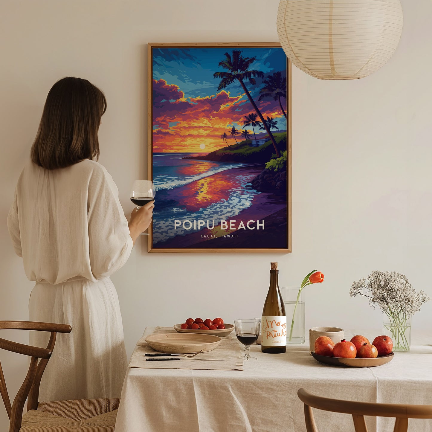 ハワイ、カウアイ島、ポイプビーチ