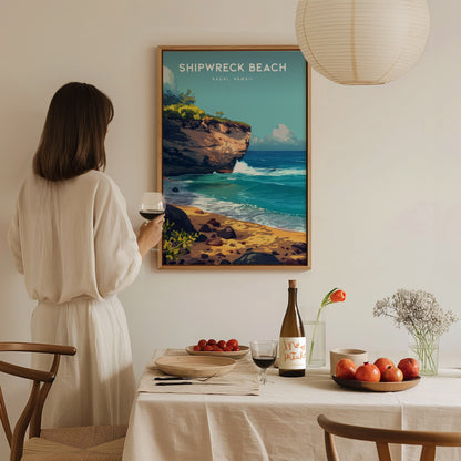 シップレックビーチ、カウアイ島、ハワイ