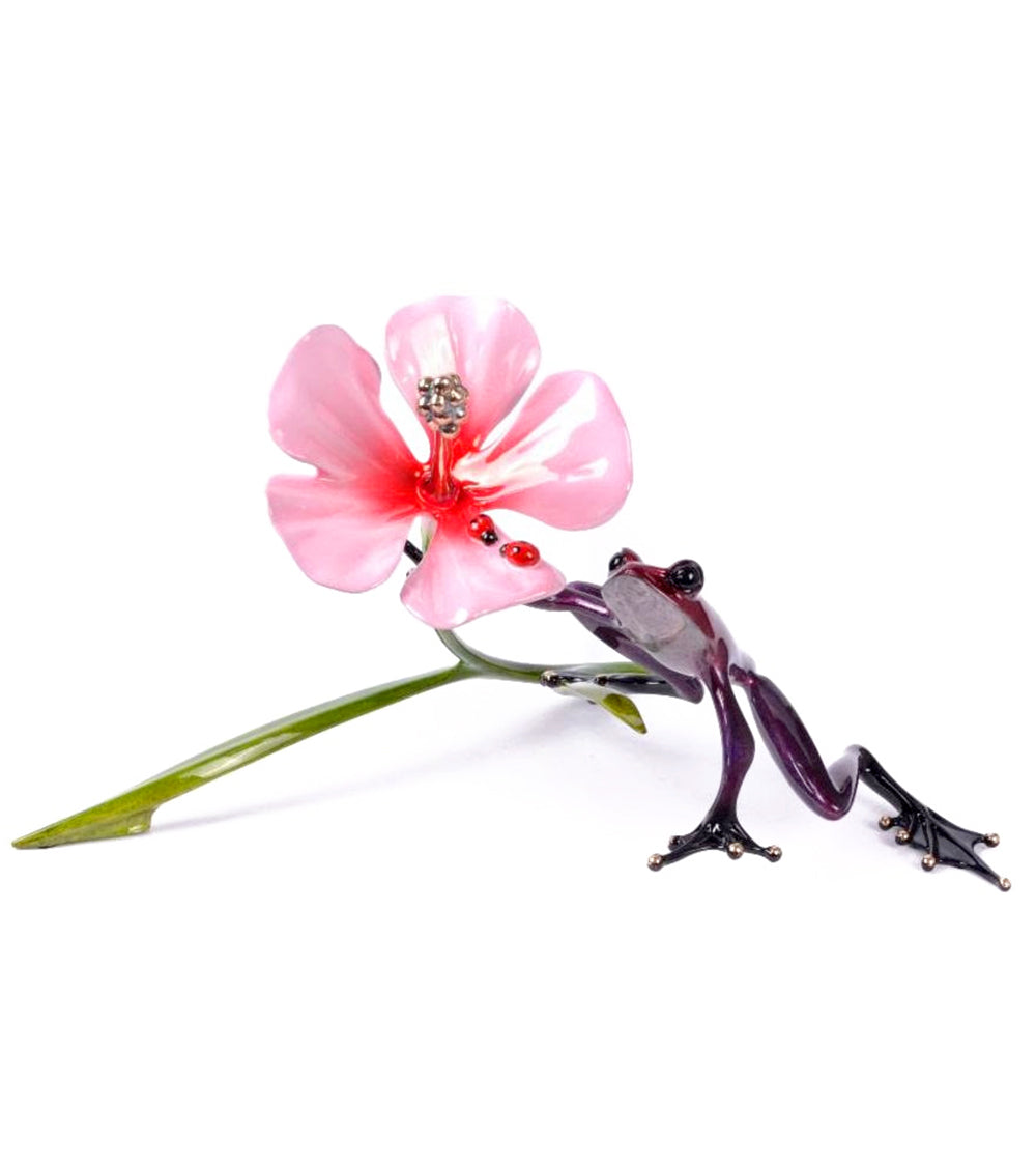 ティム・コテリル作ブロンズ彫刻「ピンク・シフォン」