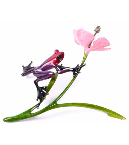 ティム・コテリル作ブロンズ彫刻「ピンク・シフォン」