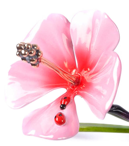 ティム・コテリル作ブロンズ彫刻「ピンク・シフォン」