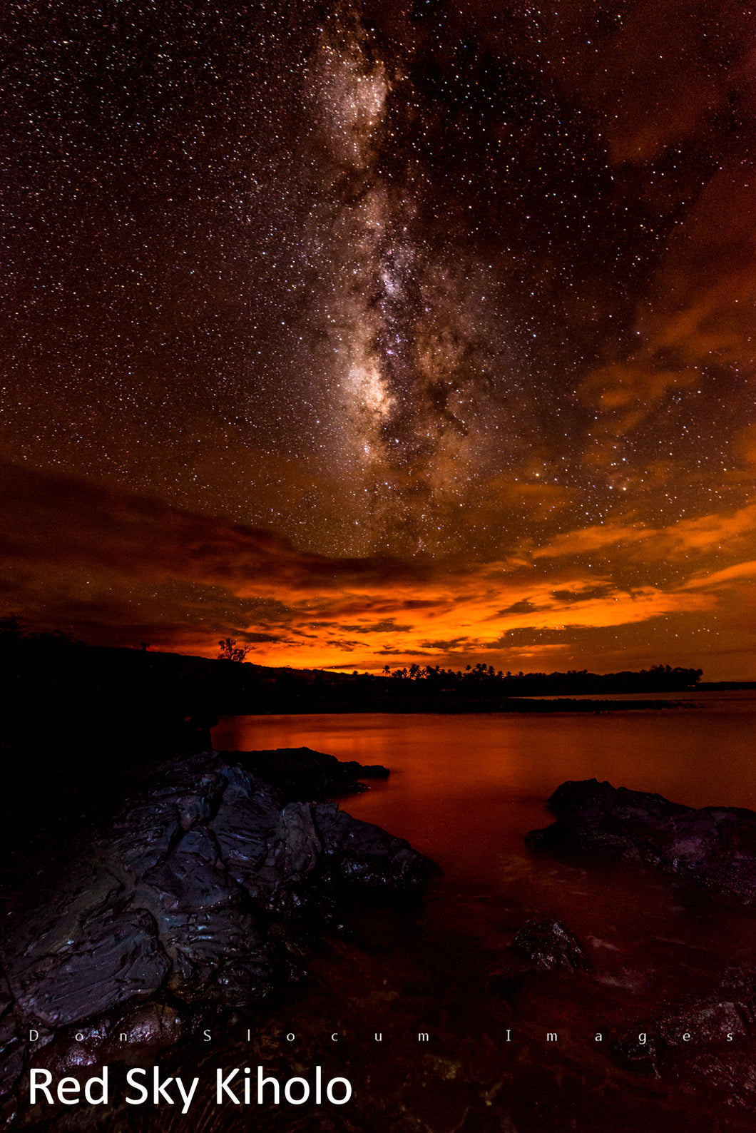 Red Sky Kiholo by Don Slocum