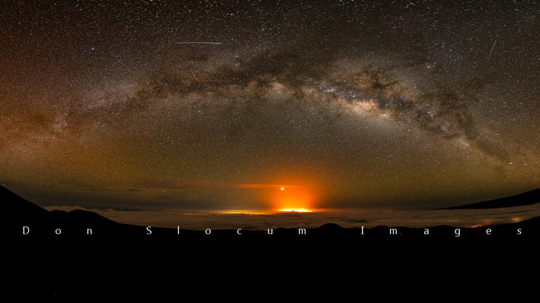 Mars Retrogade Over Puna by Don Slocum