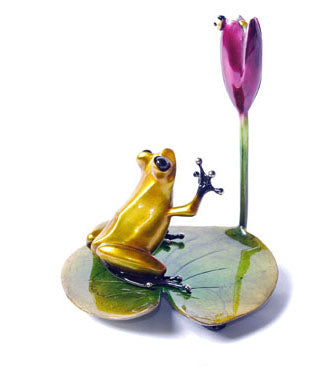 ブロンズ彫刻「睡蓮」 