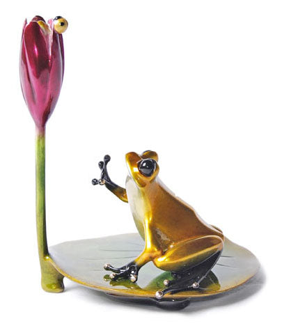 ブロンズ彫刻「睡蓮」 