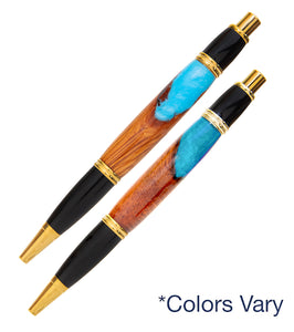 Gatsby Clicker Koa Ball Point Pen with Resin
