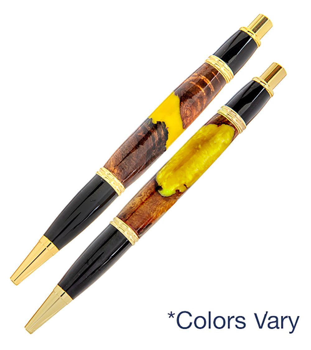 Bolígrafo Gatsby Clicker Koa con punta de resina