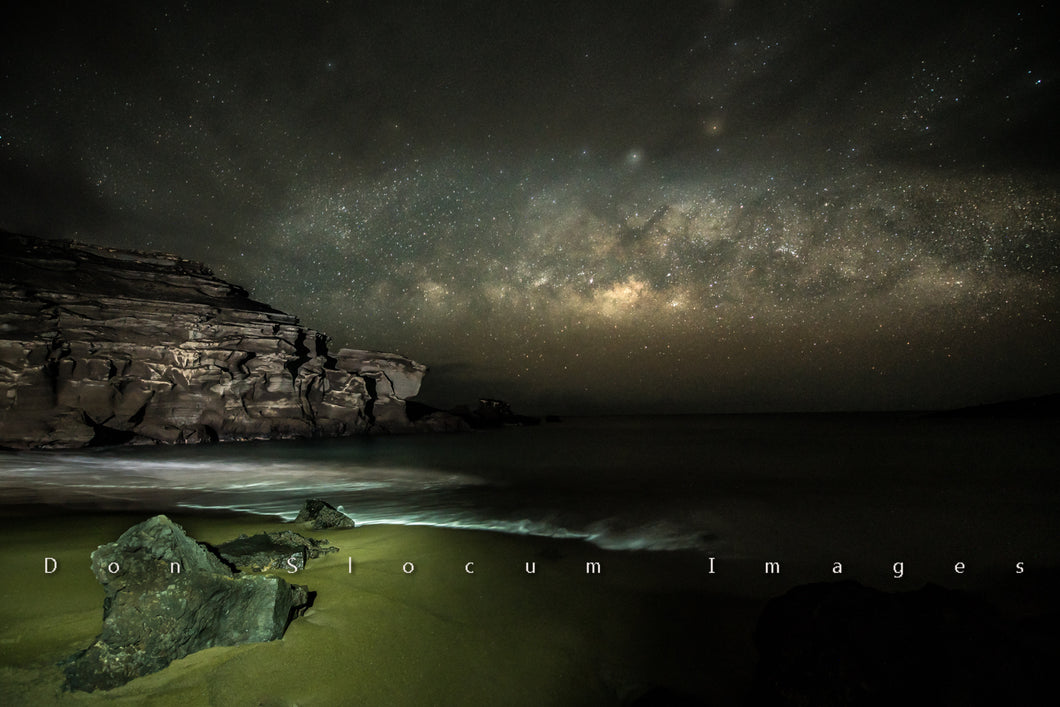 Milky Way, Green Sands Rising by Don Slocum