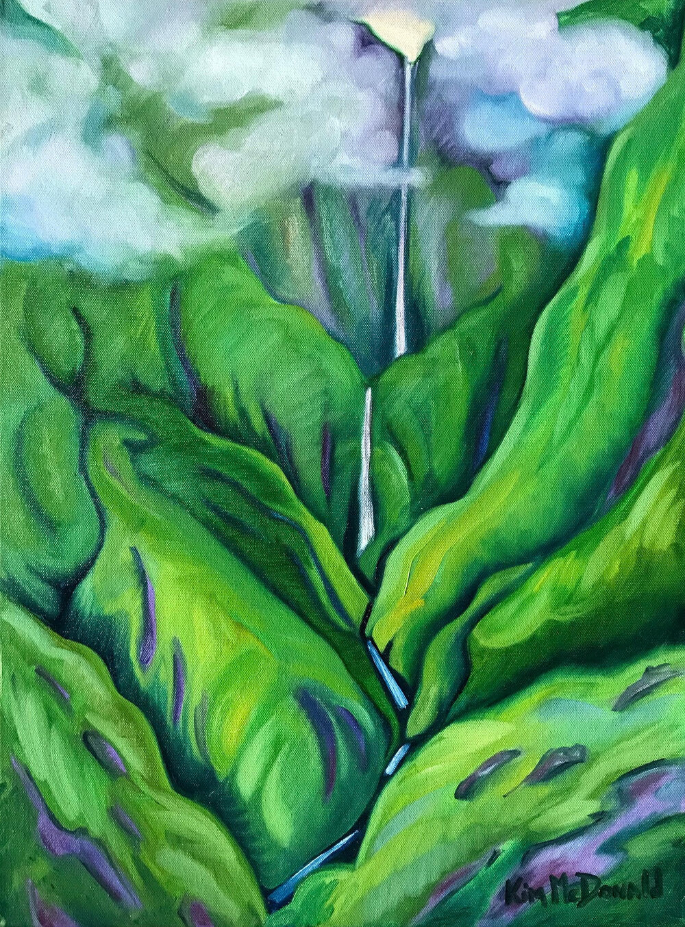 Pintura original: Heavenly Hana de Kim McDonald 