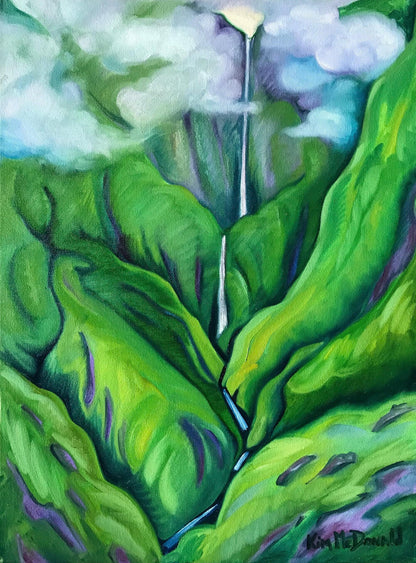 Pintura original: Heavenly Hana de Kim McDonald 