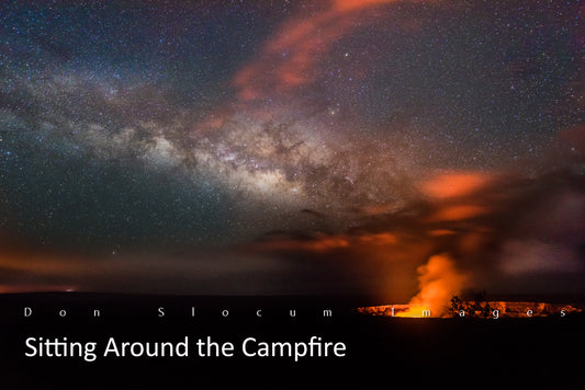 Sitting Around the Campfire by Don Slocum