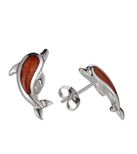 Koa Dolphin Earrings SS