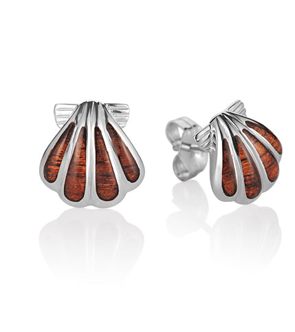 Koa Sunrise Shell Earrings SS
