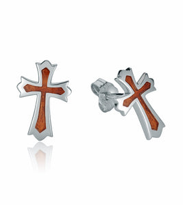 Koa Cross Earrings SS