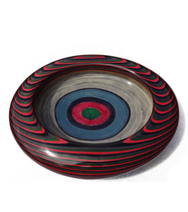 Wood Bowl "Afro-Abalone" by Rock Cross