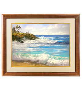 Original Painting: Arrival of the Springtime Surf by George Eguchi