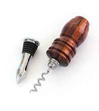 Koa Wine Stopper & Cork Screw by Dale Dennison (A)