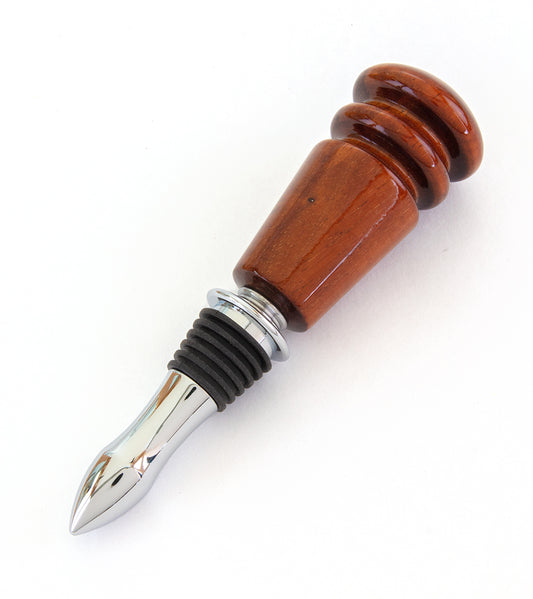 Koa Wine Stopper & Cork Screw by Dale Dennison (B)