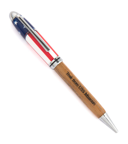 USS Missouri Teak/Resin Pen, Mont B
