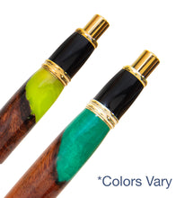 Gatsby Clicker Koa Ball Point Pen with Resin