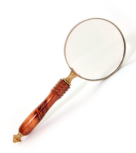 Koa Hand-held Magnifying Glass