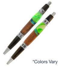 Pacifica Koa Ball Point Pen with Inlay - Paddler