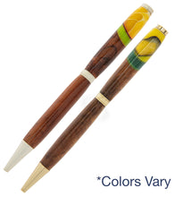 Slimline Koa Ball Point Pen with Inlay