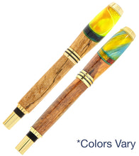 Tycoon Koa Fountain Pen with Inlay