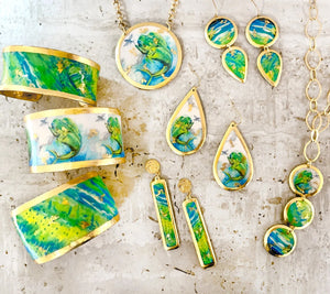 Mahi Disc Necklace
