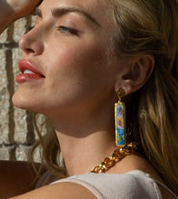 Rainbow Shells Column Earrings