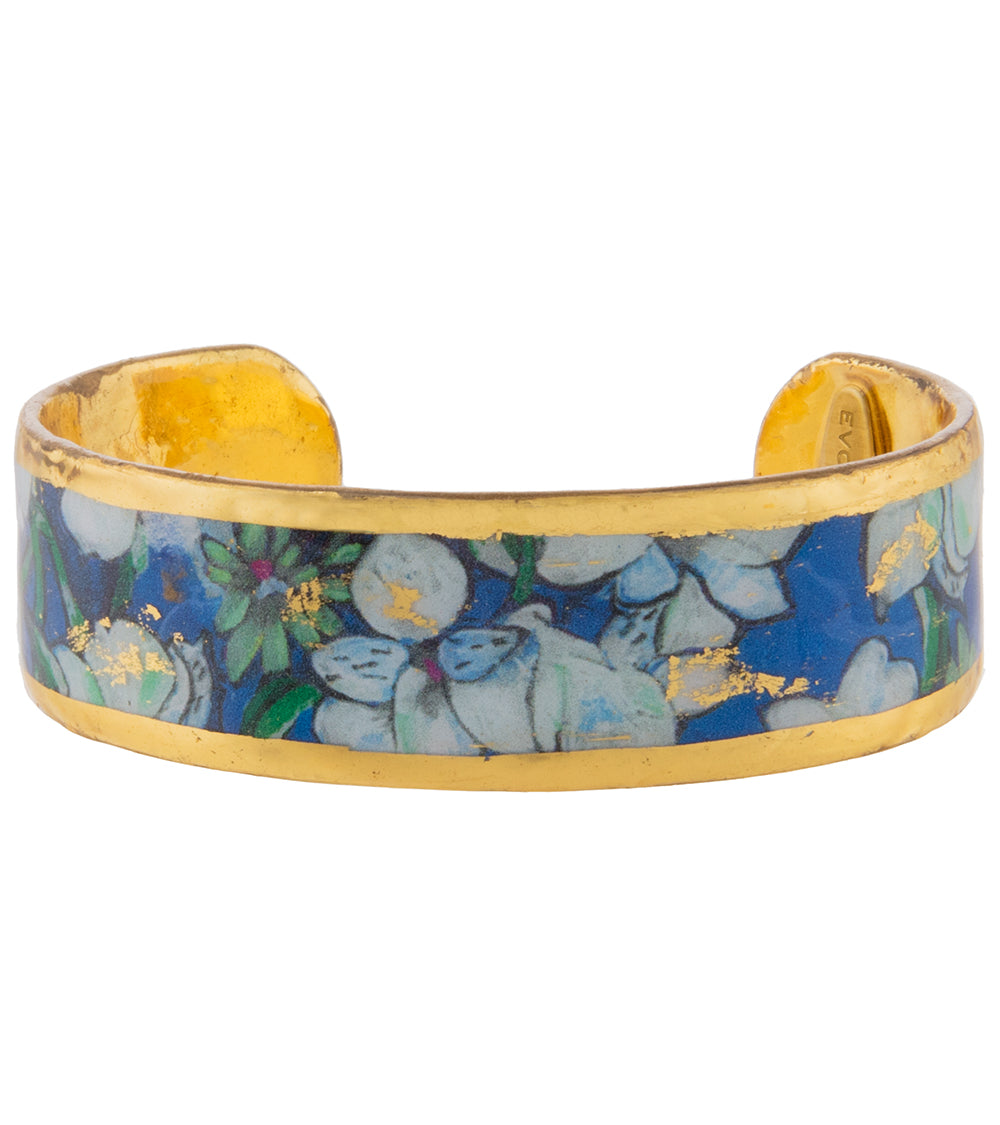 Lily White Cuff Bracelet