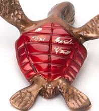 Bronze Sculpture "Slow Poke" Crimson by Chris Barela