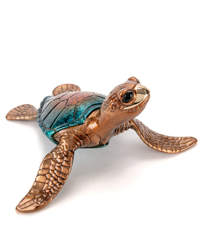 Bronze Sculpture "Speedy" Blue by Chris Barela