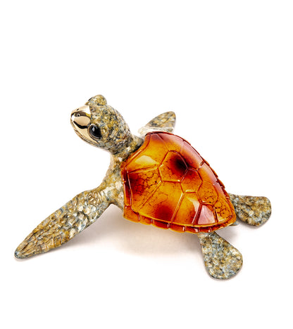 Escultura de bronce «Speedy» Naranja de Chris Barela