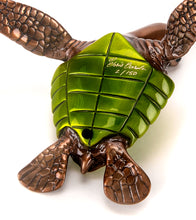 Bronze Sculpture "Speedy" Green by Chris Barela