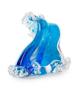 Glass Sculpture "Crashing Wave" (Small) by Ben Silver