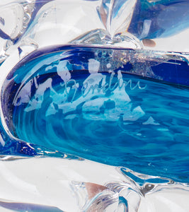 Glass Sculpture "Crashing Wave" (Small) by Ben Silver