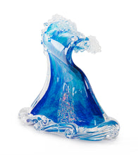 Glass Sculpture "Crashing Wave" (Medium) by Ben Silver