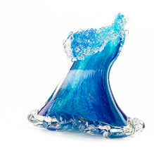 Glass Sculpture "Crashing Wave" (Extra Large) by Ben Silver