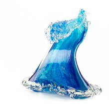 Glass Sculpture "Crashing Wave" (Extra Large) by Ben Silver