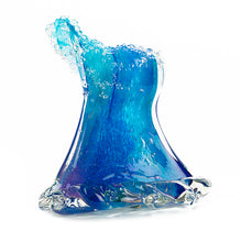 Glass Sculpture "Crashing Wave" (Extra Large) by Ben Silver