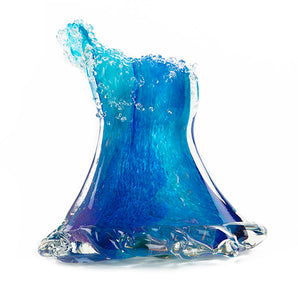 Glass Sculpture "Crashing Wave" (Extra Large) by Ben Silver