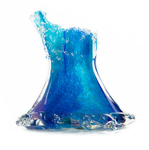 Glass Sculpture "Crashing Wave" (Extra Large) by Ben Silver