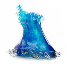 Glass Sculpture "Crashing Wave" (Extra Large) by Ben Silver