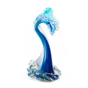 Glass Sculpture "Crashing Wave" (Extra Large) by Ben Silver