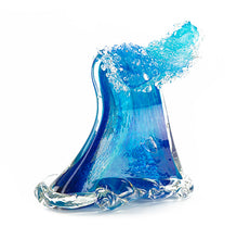 Glass Sculpture "Crashing Wave" (Extra Large) by Ben Silver