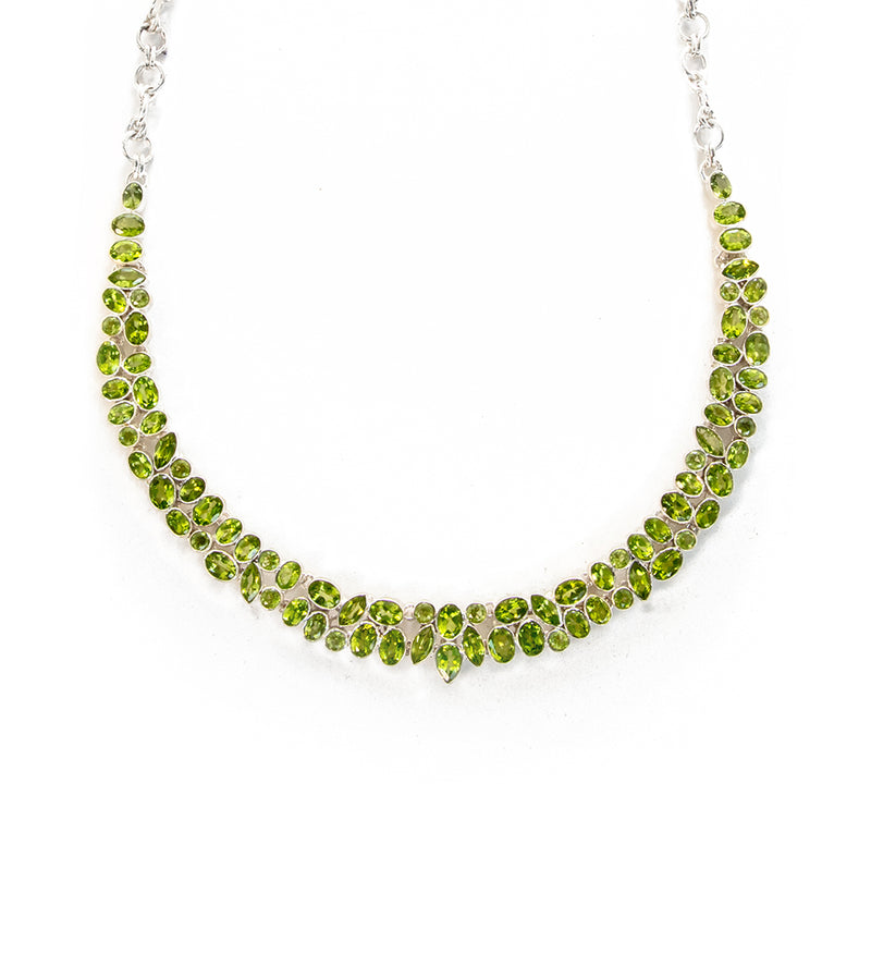 Real store peridot necklace