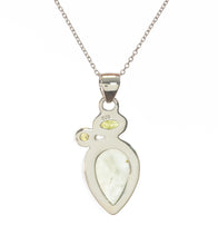 Peridot & Prehnite Pendant