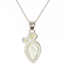 Peridot & Prehnite Pendant- BOBB36075+M&M37477
